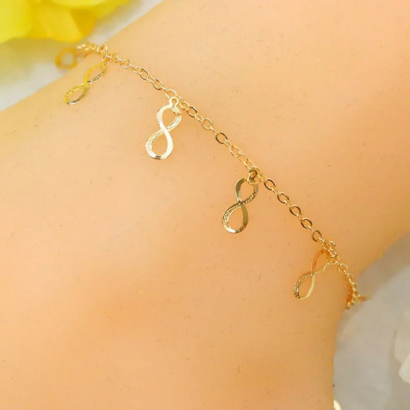 Minimalist Anklet, Sleek & Modern Design, Women’s Fashion, YC110222-A - Picture 9 of 10